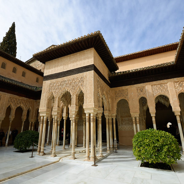 Patio de la Alhambra, arquitectura de la Alhambra